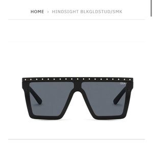 QUAY AUSTRALIA HINDSIGHT SUNGLASSES. ONE SIZE.
